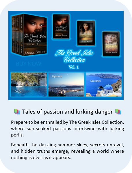 AngelSefer's tweet photo. 📚Tales of passion and lurking danger📚
https://t.co/iQxT2OoqEH
#GreekIslands
#TheGreekIslesSeries
#TheGreekIslesCollection https://t.co/KGdCBYkCeY