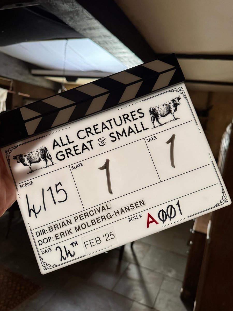 <a href="/PBS/">PBS</a> Thanks for your kind comments about #AllCreaturesGreatAndSmall Season Five. Never long enough…

Sad that it’s over, but we hope this will raise spirits: we started filming Season Six today. More news later