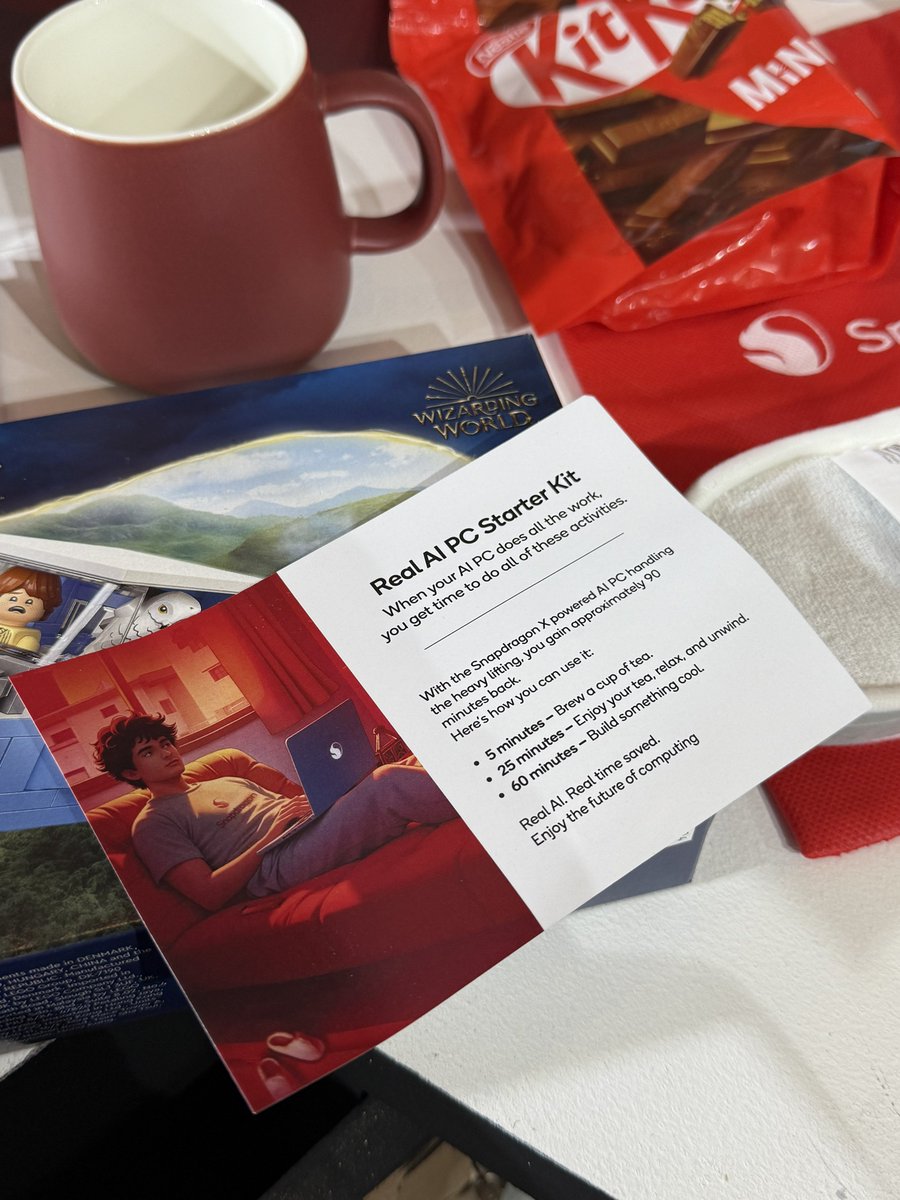 Got a cool Real AI PCs Starter pack from the #SnapdragonX 🇮🇳 India launch event.

Show off yours if you got one too, #SnapdragonInsider!