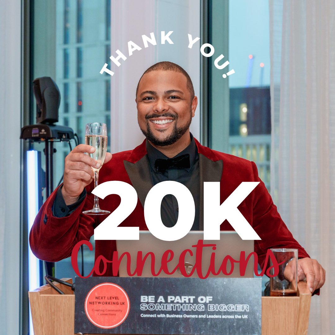 Happy #Monday People! 🙋🏾‍♂️

I’m pleased to share that I’ve just achieved my next Milestone, &amp; Target that I set myself, for <a href="/LinkedIn/">LinkedIn</a>… 🎯

To hit 20,000 Connections on #LinkedIn by June 2025! 🙌🏾

Here’s why I’m particularly proud about this: linkedin.com/posts/danny-wi…

#NextLevel