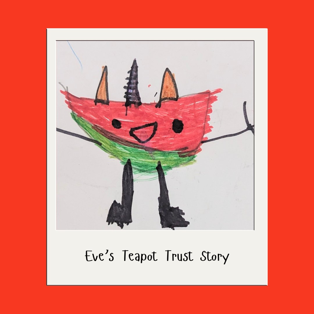 Eve is one of our Young Voices🫖. Sasha, Eve’s Mum, loves hearing Eve on Young Voices calls: “She is her true self in Young Voices -  giggling, chatting, being imaginative, and talking about her arthritis. It is a space where she gets to be a kid.” 

teapot-trust.org/eves-story