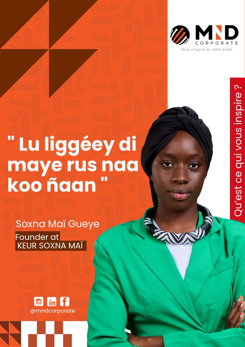 Thiourou~Thiara Muxaadass❤️🇸🇳 (@dwr_mamadou) on Twitter photo Bon début de Semaine #TL221
<a href="/keursoxnamai/">Kër Soxna Maï</a>
<a href="/Noo_IDcard/">Momar Assane</a> <a href="/NumuyDeme/">Nu muy Deme</a>
#mndcorporate
#motivation
#entrepreneurship Bon début de Semaine #TL221
<a href="/keursoxnamai/">Kër Soxna Maï</a>
<a href="/Noo_IDcard/">Momar Assane</a> <a href="/NumuyDeme/">Nu muy Deme</a>
#mndcorporate
#motivation
#entrepreneurship