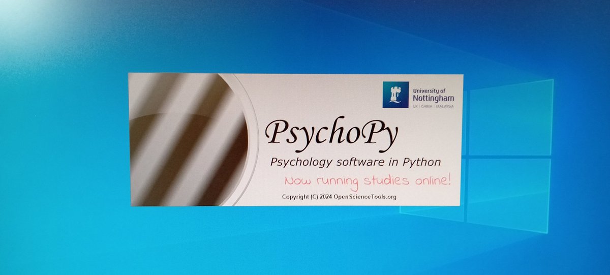 RobPytech's tweet image. Another day helping students debug their PsychoPy experiments—nothing beats the 'aha!' moment when their code finally runs smoothly! 🧠💻 #PsychoPy #PsychologyResearch #TechSupport #Python