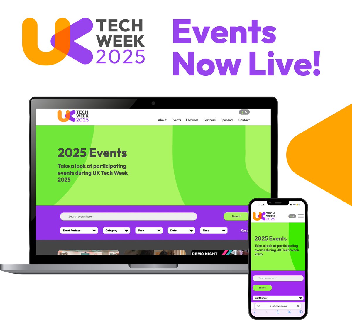 It's time to clear your diaries...our official 2025 Partner events programme is now LIVE!

Take a look at all the events happening up and down the nation during UK Tech Week 2025 ➡️ uktechweek.org/events/