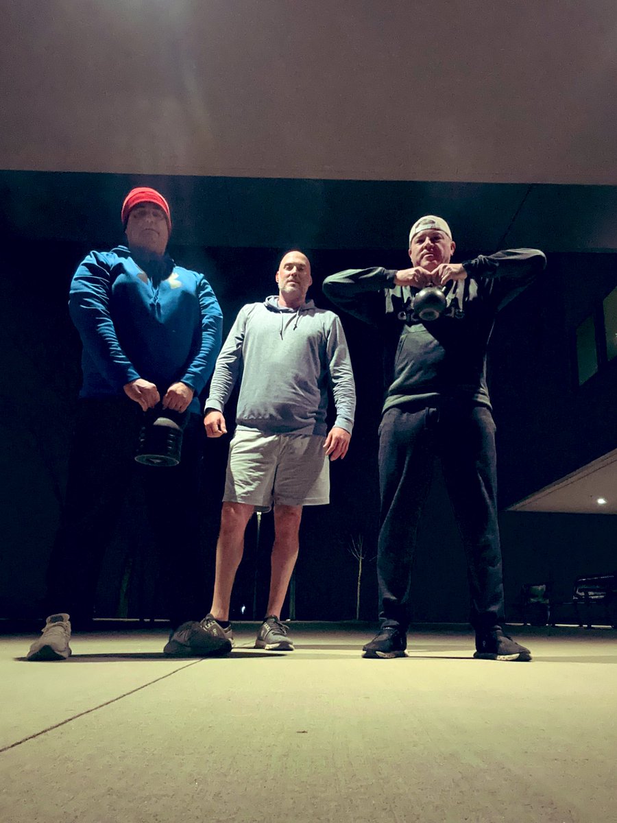 3 pax <a href="/F3GOAT/">F3 G.O.A.T</a> put in some Monday kettlebell work. 
<a href="/F3LakeMurray/">F3 Lake Murray</a>