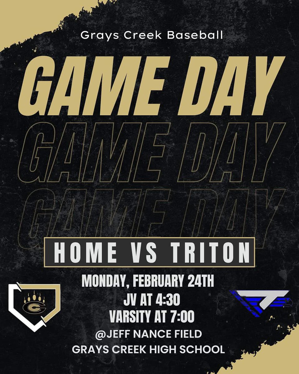 ⚾Bears Baseball⚾ (@gcbearsbaseball) on Twitter photo Come open up the 2025 season with us tonight as we host <a href="/ths_hawksbsbl/">THSHawksbsbl</a>. First pitch is set for 7:00 pm. Come open up the 2025 season with us tonight as we host <a href="/ths_hawksbsbl/">THSHawksbsbl</a>. First pitch is set for 7:00 pm.