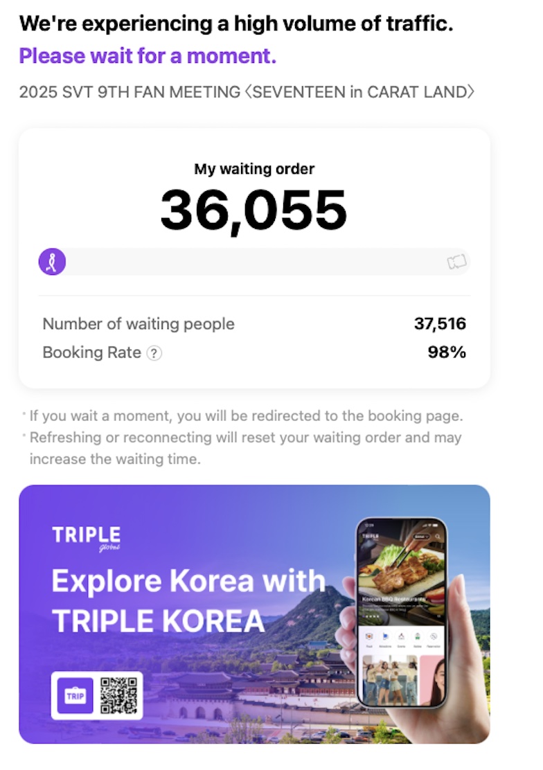 arfirsta's tweet photo. Global interpark is getting worse! ISTG! It kept kicking me out and I need to re-log-in twice. Then the webpage isn't loading at all! It's only white. After 19 minutes, it works LOL. https://t.co/xCZcsapvji