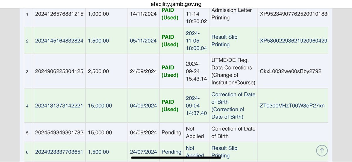 dewayle's tweet image. I applied for correction of date of birth.I made a payment of 15000 for the application, At the point of uploading my documents at the state office the response displayed on the system was” sorry we cannot found any transaction for this application” kindly assist