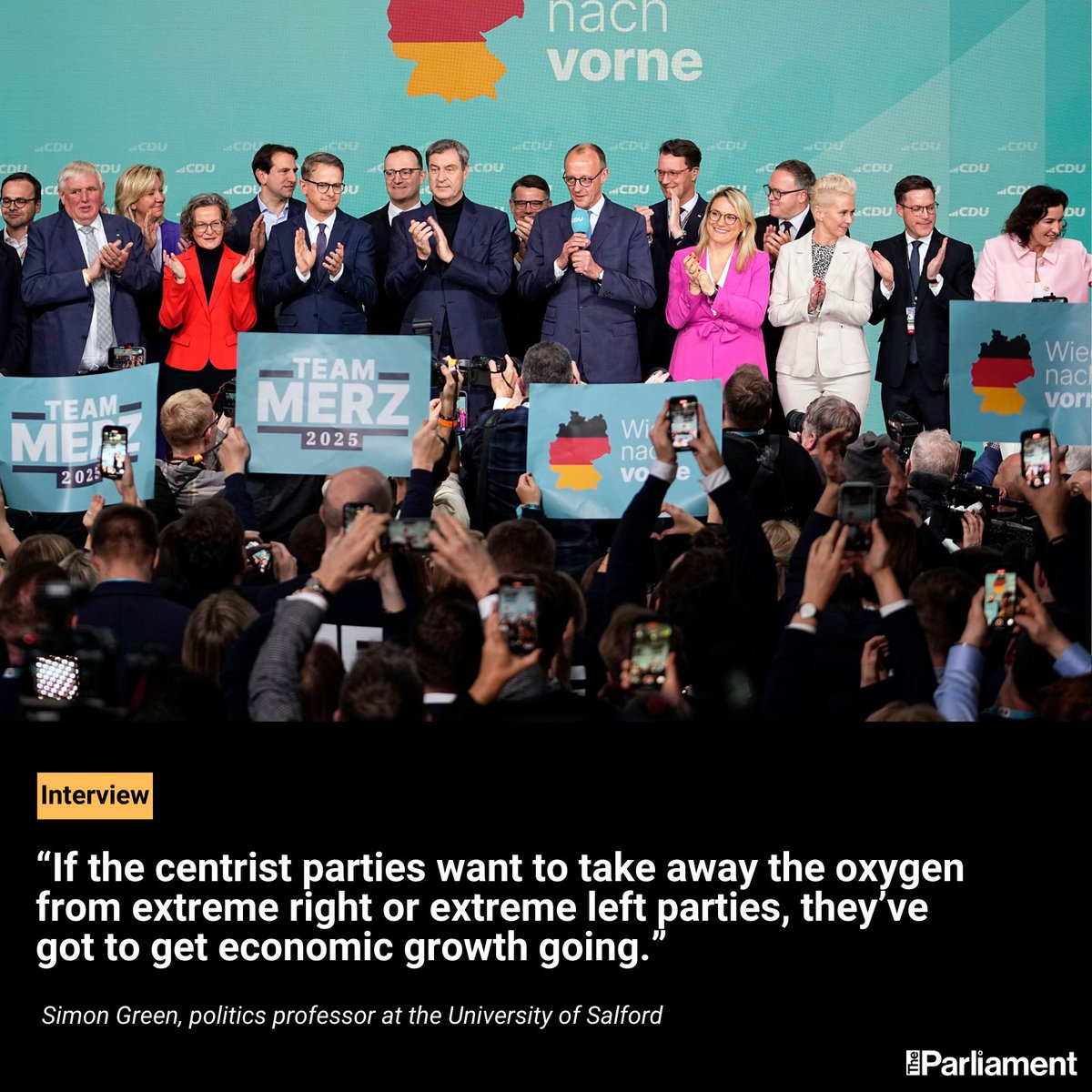 The Parliament Magazine (@parlimag) on Twitter photo .<a href="/_FriedrichMerz/">Friedrich Merz</a>’s <a href="/cducsubt/">CDU·CSU</a> wins Germany’s election, but tough coalition talks lie ahead. @Bundeskanzler's (Scholz) <a href="/spdde/">SPD Parteivorstand 🇪🇺</a> hits a post-war low. With big gains for AfD and Linke, “Germany’s political centre has weakened significantly,” says @Simon_Green.
bit.ly/4i8jiyH .<a href="/_FriedrichMerz/">Friedrich Merz</a>’s <a href="/cducsubt/">CDU·CSU</a> wins Germany’s election, but tough coalition talks lie ahead. @Bundeskanzler's (Scholz) <a href="/spdde/">SPD Parteivorstand 🇪🇺</a> hits a post-war low. With big gains for AfD and Linke, “Germany’s political centre has weakened significantly,” says @Simon_Green.
bit.ly/4i8jiyH