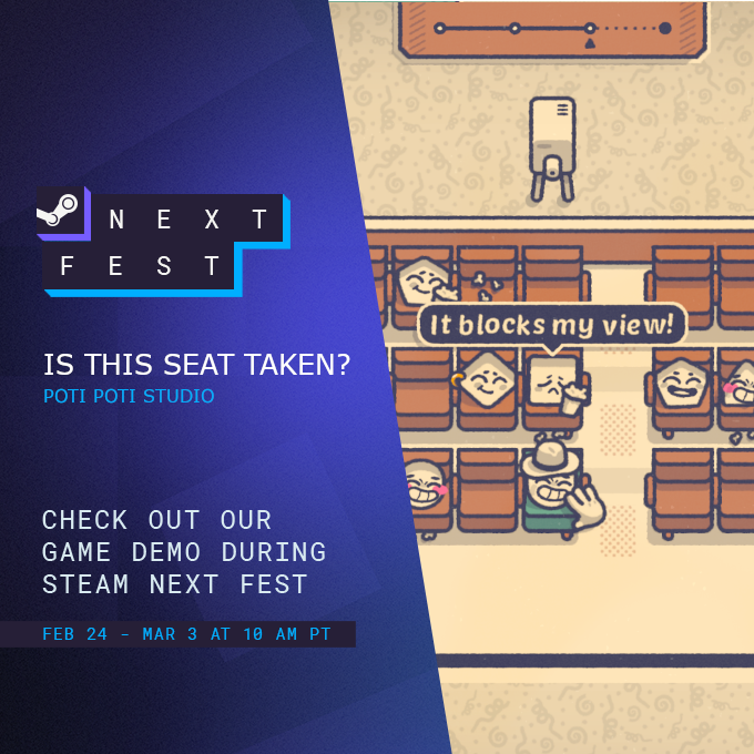 Steam Next Fest starts today! If you haven't played the demo, now is your chance! 

Today we also added Turkish localization to the demo! Thanks to the lovely people at Ichineko😍 

#SteamNextFest #gamedev #CozyVibes