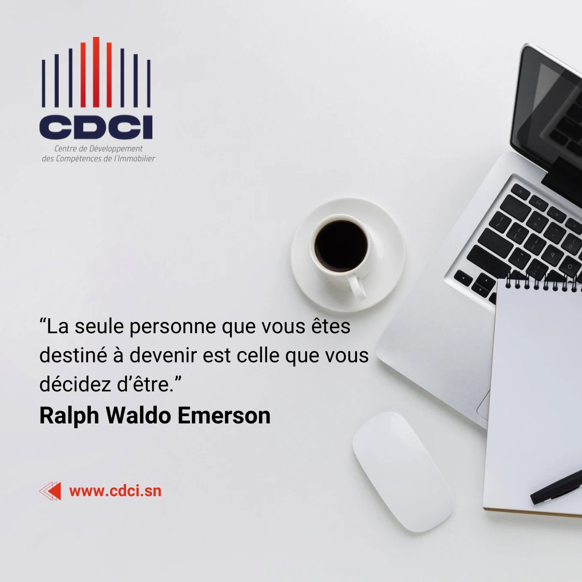 cdcisn's tweet photo. « La seule personne que vous êtes destiné à devenir est celle que vous décidez d’être. » – Ralph Waldo Emerson
#Motivation #CitationDuJour #RalphWaldoEmerson #Inspiration #Détermination #Succès #Choix #Destinée #cdci https://t.co/zEYYlNmLEG
