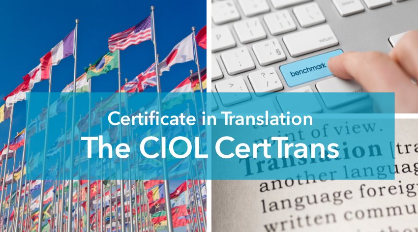 CIOL_Linguists's tweet image. Final week to book for CIOL’s degree-level translation qualification, the CertTrans, this March, so hurry along and register by 5pm (UK time) this Friday 28 February: 
 ciol.org.uk/CertTrans
#Qualified #Translators #CIOL #CertTrans #Translation