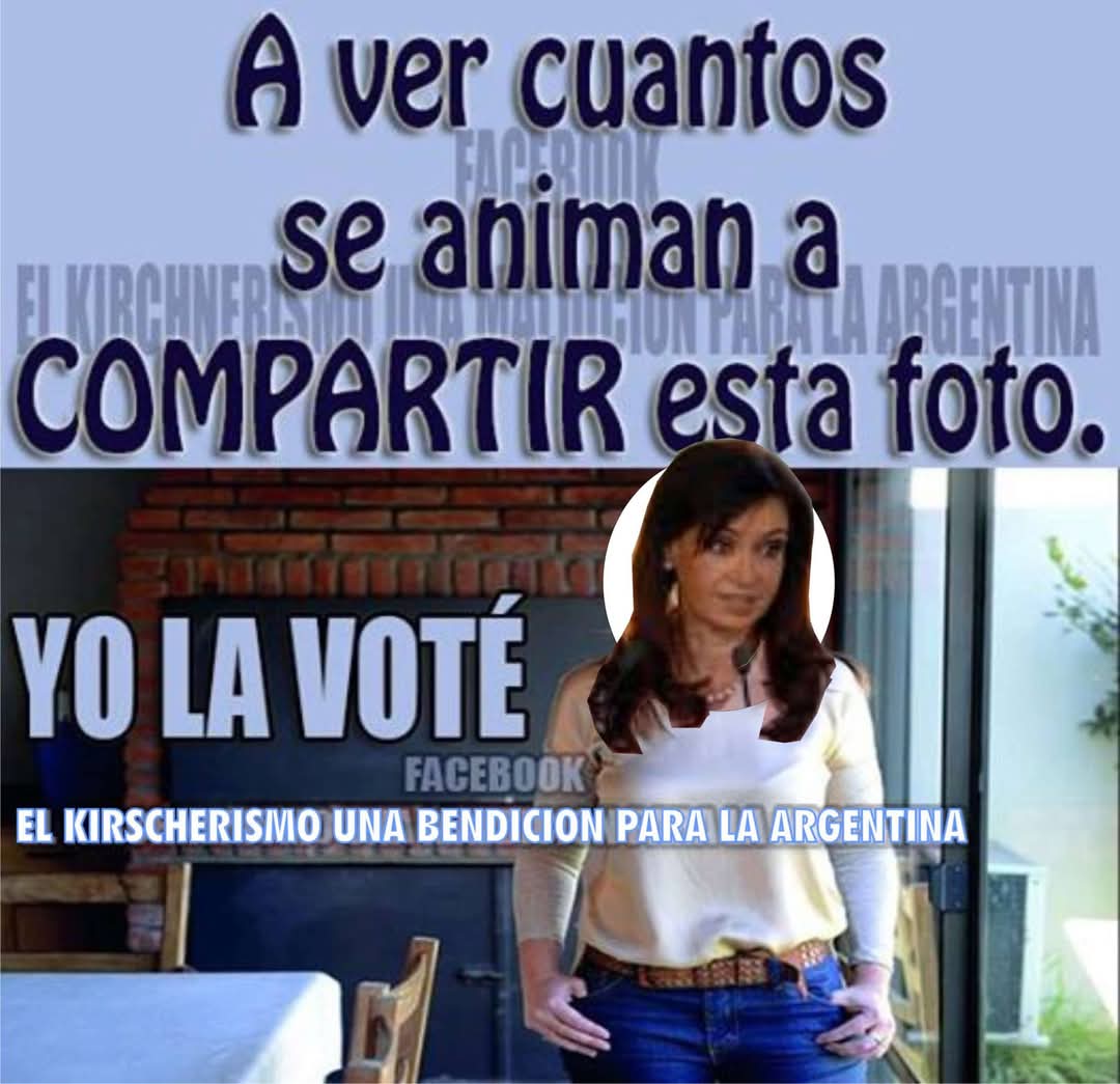 Nunca mezclo la fe y la política,nadie me puede decir q con CFK no vivíamos mejor. Con sus aciertos y errores, que los tuvo, gobernó para el pueblo pero hoy veo con tristeza a muchos de los nuestros cuestionarla por AF y  decían que con ella sola no se podía o se olvidan?