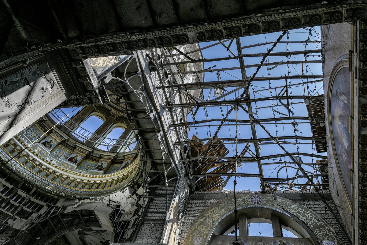 3 years ago Russia started a brutal aggression in #Ukraine 🇺🇦🇪🇺 We strongly condemn the ongoing attacks &amp; stand in solidarity with the Ukrainian people &amp; their endangered culture. Recognising the key value of #CulturalHeritage to #democracy &amp; #identity has never been more crucial