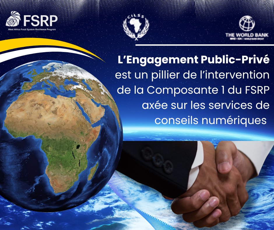 AgrhymetInfos's tweet photo. Dans le cadre de l’engagement public-privé promu par la Composante 1 du FSRP, deux (2) accords de partenariat sont en cours de signature avec MeteoBlue et GloH2O pour améliorer les services d’information agro-hydrométrique d’AGRHYMET CCR-AOS.
#prévisionssaisonnières #Météo https://t.co/W9MpWzUMtd
