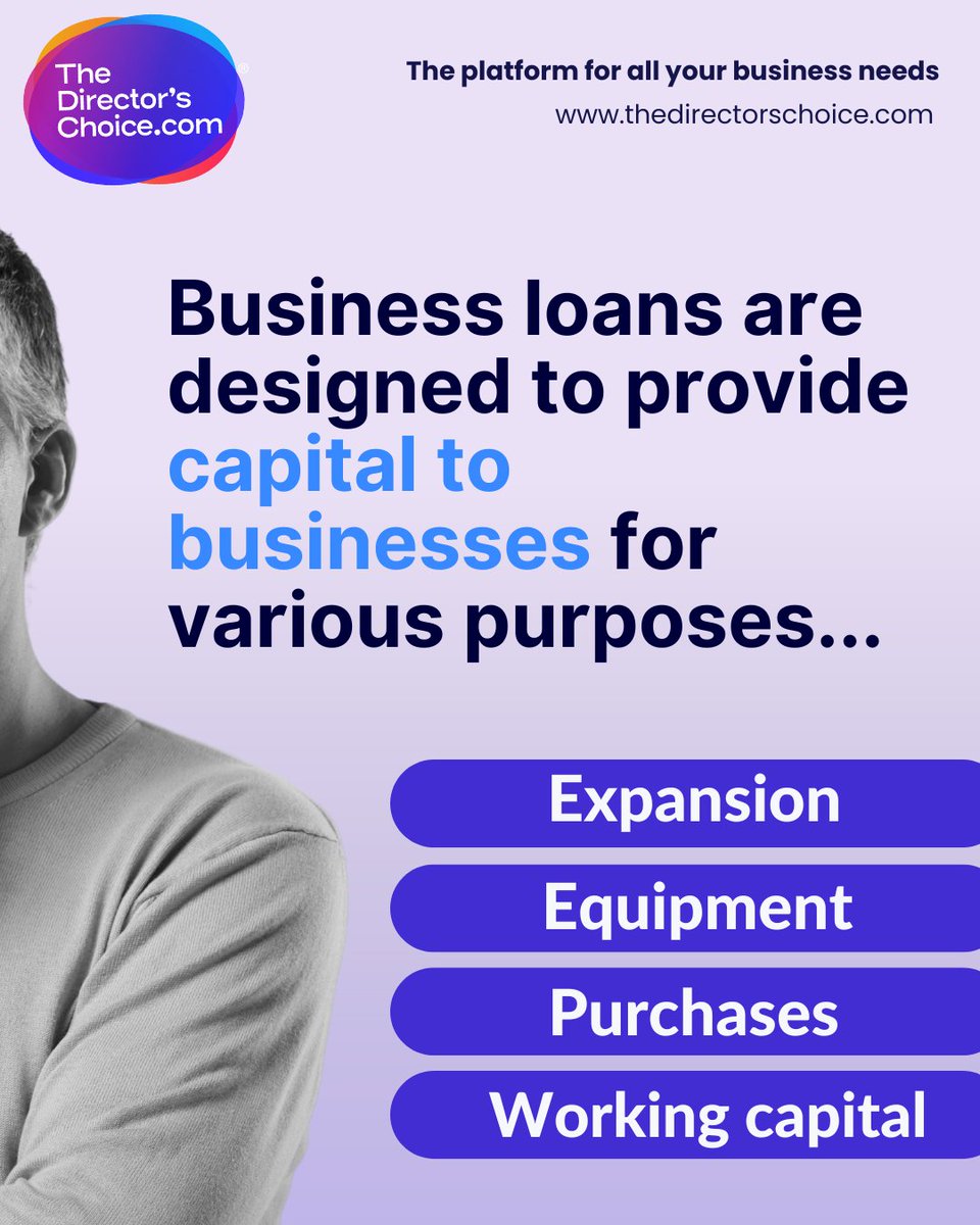TheDirectorsCh's tweet photo. At The Director’s Choice, we specialise in helping businesses like yours find the right funding solutions tailored to your needs.

Whether you're a startup or an established company, we offer expert guidance and flexible options to help you succeed.
#BusinessFunding https://t.co/KoFyH1eeQw