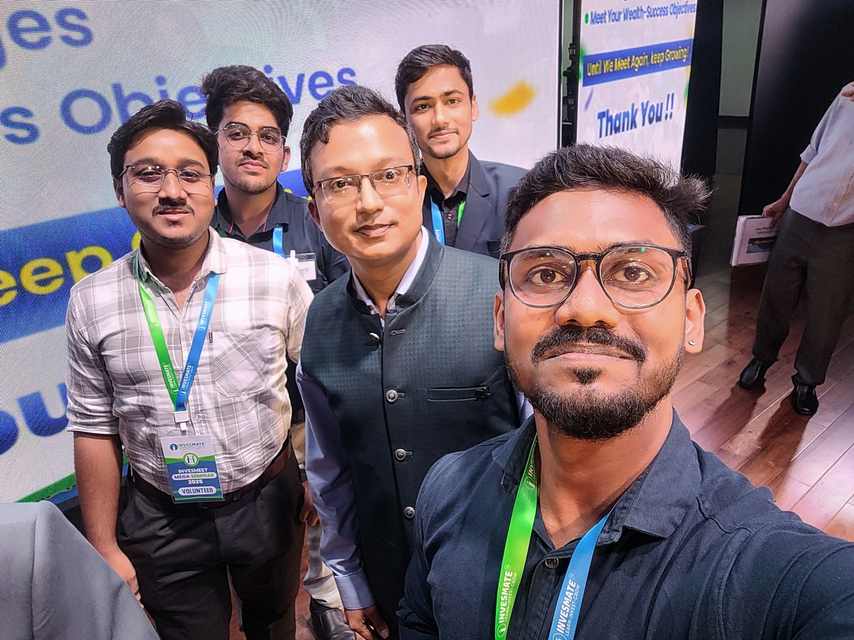 kushabhdas's tweet photo. On 23rd Feb 2025, Invesmate hosted West Bengal’s Largest Stock Market Seminar at Dhono Dhanno Auditorium! 🎉📊

Grateful to be part of the Invesmate Team and this amazing event! Huge thanks to Arunava Sir for the opportunity. 🙏✨ https://t.co/a7UUc4J5DD