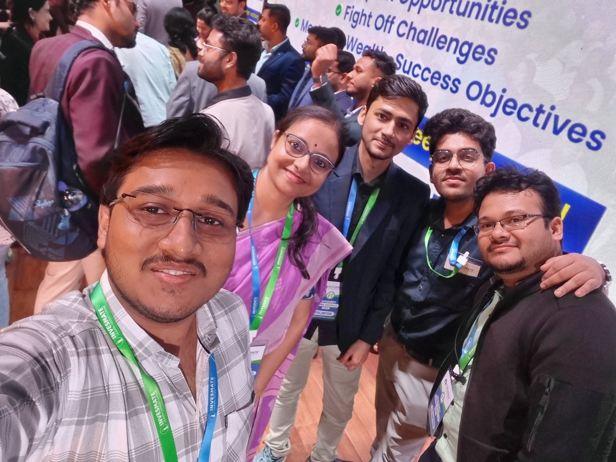 kushabhdas's tweet photo. On 23rd Feb 2025, Invesmate hosted West Bengal’s Largest Stock Market Seminar at Dhono Dhanno Auditorium! 🎉📊

Grateful to be part of the Invesmate Team and this amazing event! Huge thanks to Arunava Sir for the opportunity. 🙏✨ https://t.co/a7UUc4J5DD