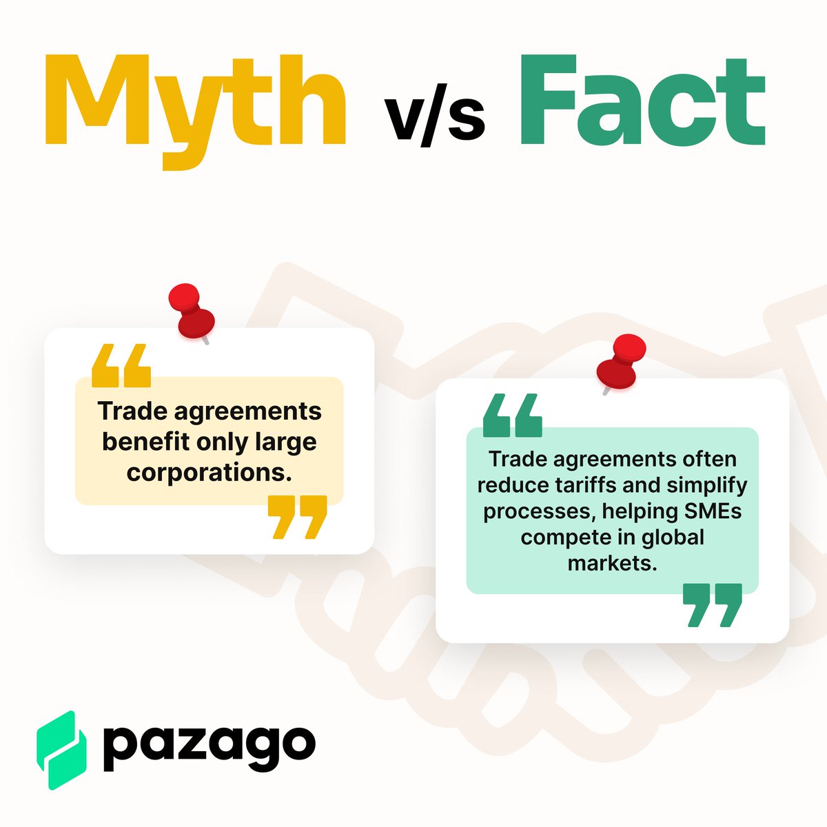 PazagoHq's tweet photo. Don't let myths mislead your business decisions! Here's the truth you need to know. 🚨

#exim #exports #imports #cargo #customduty #trade #traders #cargoshippingcontainers #shipping #shiplife #crossbordershipping #seas #tradenews #globaltrade #Exporter #exporterofindia #goods https://t.co/tjM4bCQVUl