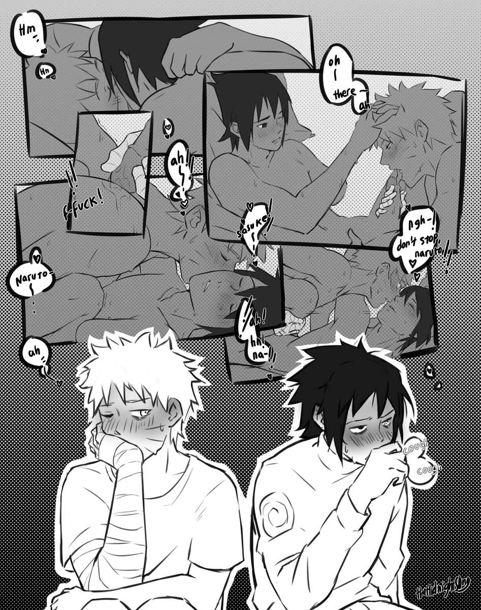 the day after their first time was... something...
#narusasu #ナルサス #鸣佐