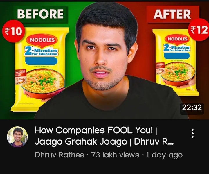 MOlamathil's tweet photo. I highly recommend watching this video @dhruv_rathee, which exposes how companies deceive us. https://t.co/SNOZREG8om