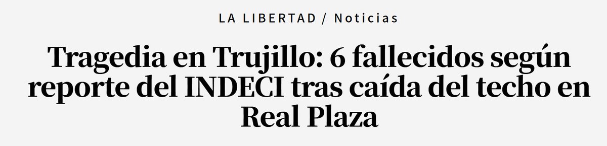 jesusverdeL's tweet image. Algunos casos para recordar y que tienen algo en común:  no hubo responsables, no pasó nada.

— mesa redonda, 277 muertos
— Utopía, 29 muertos
— larco mar, 4 muertos
— McDonald&apos;s, 2 muertos
— Real Plaza Trujillo, 6 muertos

En el caso del centro comercial @Real_Plaza , un proceso…