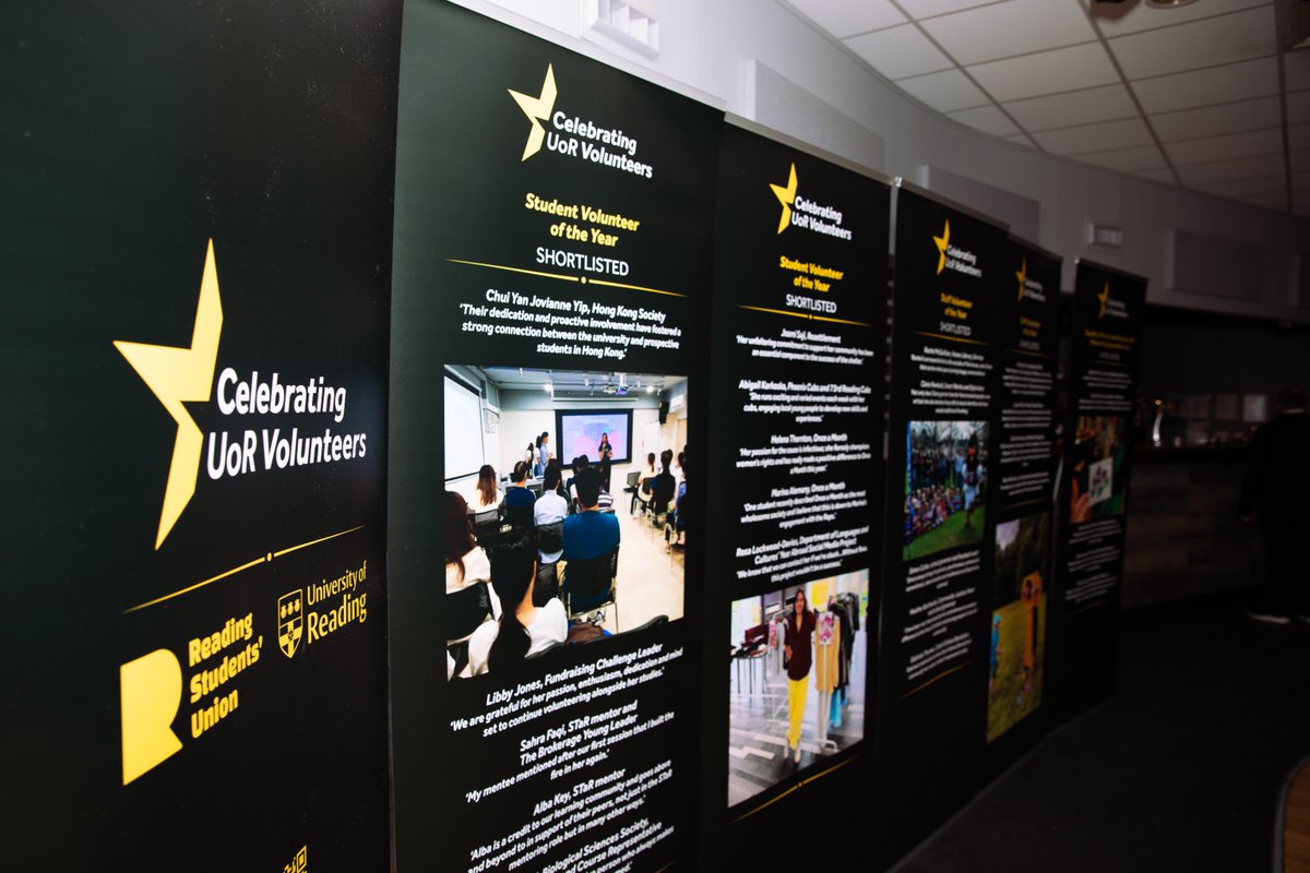 Nominations for Celebration of Volunteering 2025 close on Friday.

If you know a member of staff, a student or someone from the Reading community who you think they should be recognised for their outstanding voluntary work, then nominate them now at rdg.ac/3T2KCF8