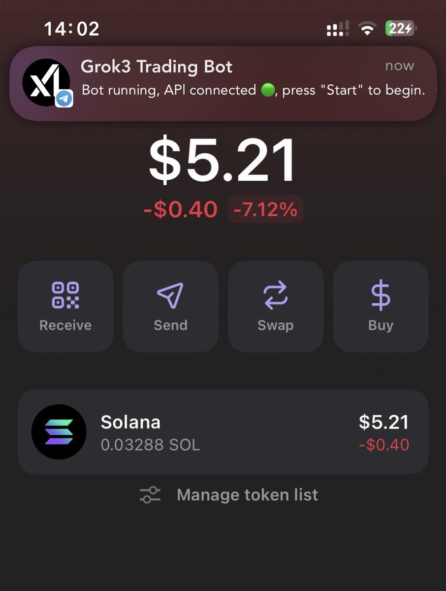 Grok3 Trading Bot – First to Do It!

$5 to $60K challenge starts NOW!

- If you don’t have $5, I’ll give them to you for free
- Every call, every move—posted live!
- 100% free

• Follow my TG &amp; X
• Like &amp; RT
• Comment - "Me"

Invites dropping to followers only