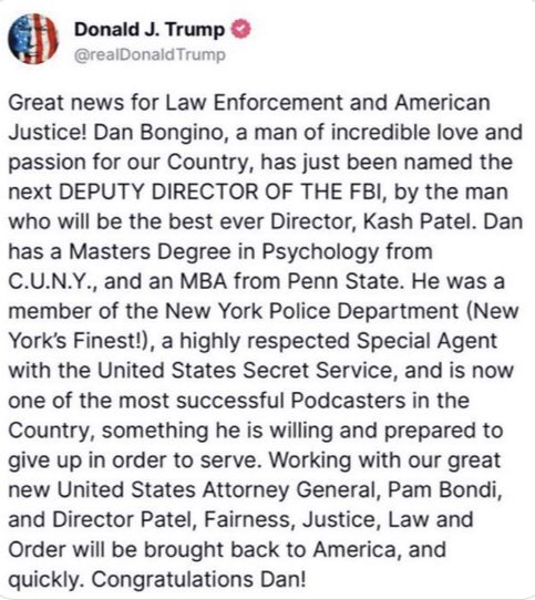 The deep state is going to be completely destroyed, this team ain’t fooling around