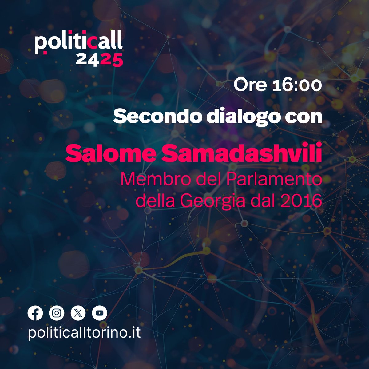 Secondo appuntamento! 🎉
Come cambia il nostro modo di vivere, lavorare e decidere in un mondo sempre più connesso? Quale ruolo hanno i leader, i cittadini e le comunità in questa trasformazione? 🌍⚡

In collaborazione con <a href="/centrofrassati/">Centro Culturale Pier Giorgio Frassati</a> <a href="/EsserciC/">Esserci Associazione Culturale</a> e media partnership <a href="/Tempi_it/">TEMPI</a>