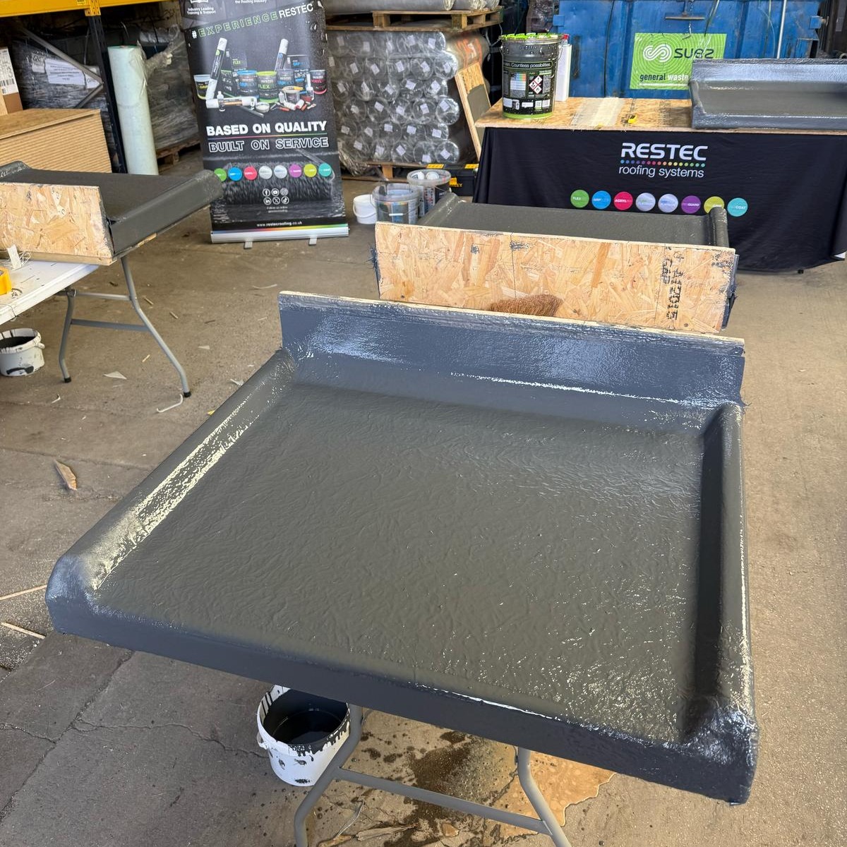 RestecRoofing's tweet photo. Last week, we had @thefemaleroofer join us for one of our Restec Training Days at @northwestroofing ๐ช
To enquire about upcoming training days near you, head to our site๐https://t.co/jF9ANqGtYw
#restecroofingsystems #roofingtraining #flatroofing https://t.co/m9DJEezYzz