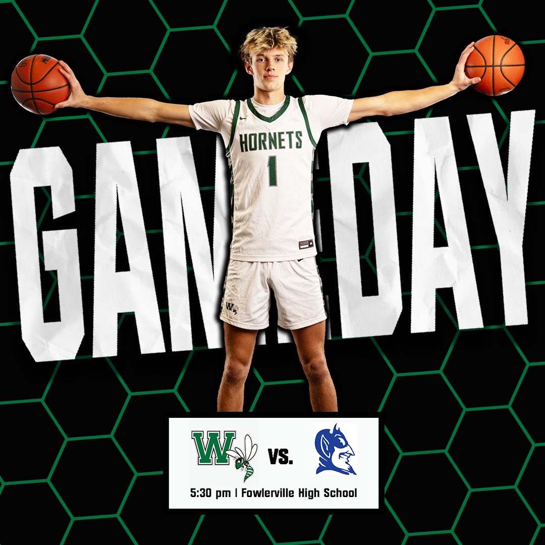 GAMEDAY!!! (Districts First Round)

📍 Fowlerville High School
⏰ 5:30
🆚 Lake Fenton
📺 nfhsnetwork.com

#GoHornets
