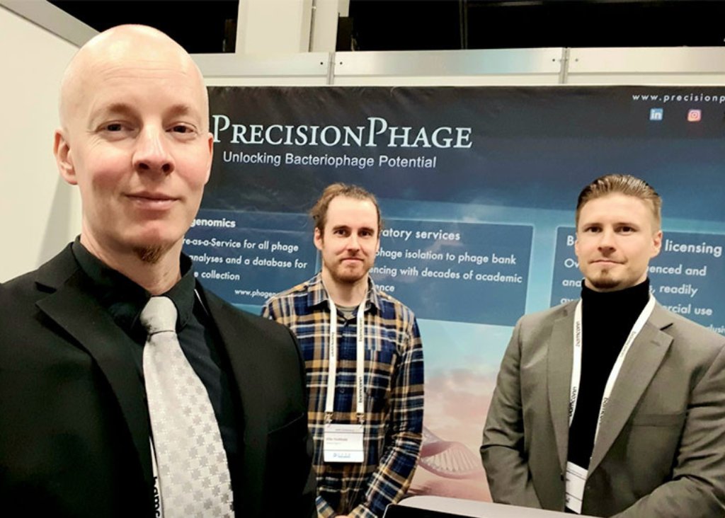 We are excited to meet field experts &amp; engage in discussions on accelerating the potential of phages in research and business🤝 Contact: precisionphage.com/team Attending the 9th AMRconference in Basel? Meet us at Booth #23!  #microbiology #biology #virology #virus #virusresearch