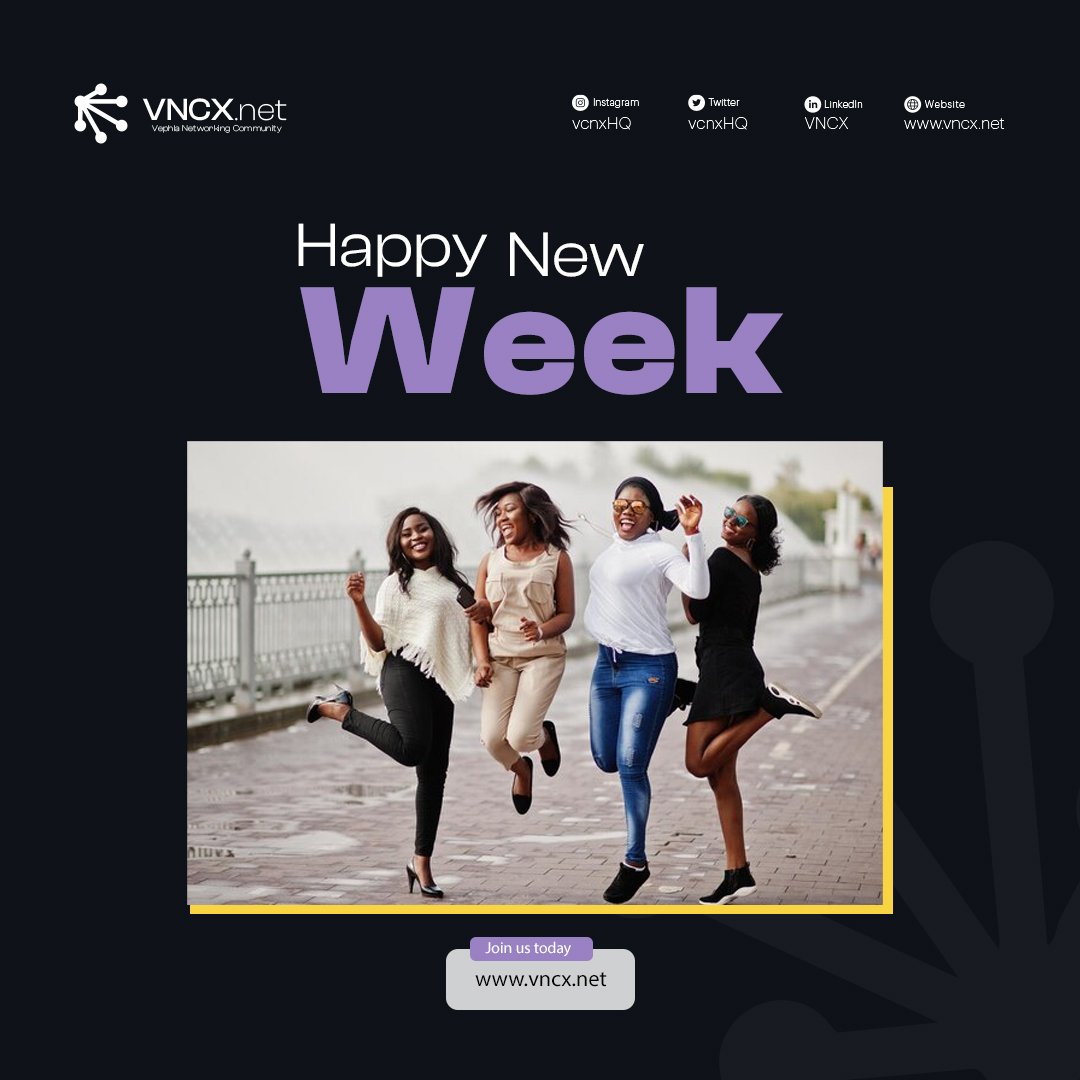 Happy New Week!

Start your week with the right connections and endless opportunities.
Let’s grow together at VNCX—the ultimate networking community!

Join us today → vncx.net