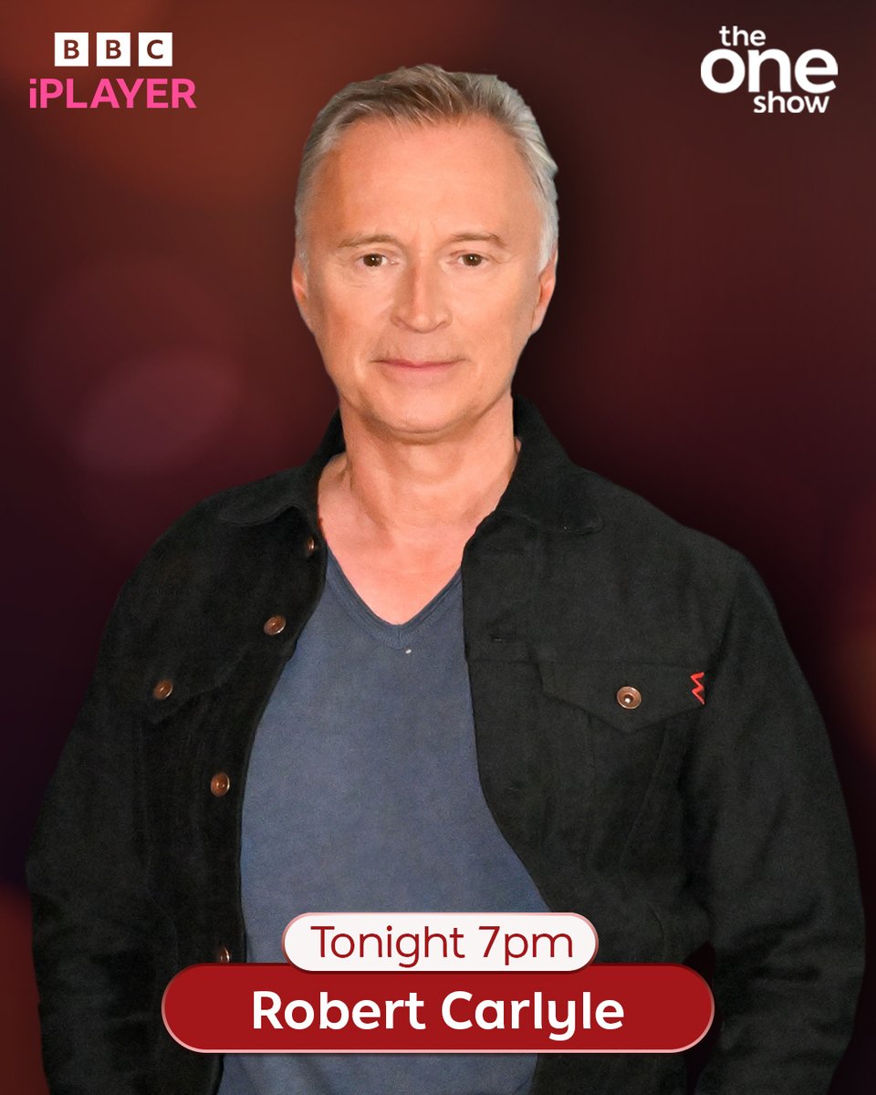 BBC The One Show (@bbctheoneshow) on Twitter photo Award-winning actor <a href="/robertcarlyle_/">Robert Carlyle</a> will be on #TheOneShow sofa tonight 🤩
He’ll be telling us about his new drama series based on a real-life story, ‘Toxic Town’.
Do you have a question for Robert? Drop it below 👇 or email theoneshow@bbc.co.uk 📩 Award-winning actor <a href="/robertcarlyle_/">Robert Carlyle</a> will be on #TheOneShow sofa tonight 🤩
He’ll be telling us about his new drama series based on a real-life story, ‘Toxic Town’.
Do you have a question for Robert? Drop it below 👇 or email theoneshow@bbc.co.uk 📩