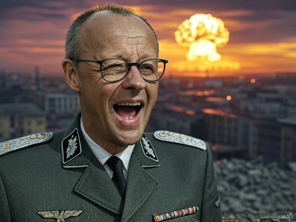 🚨🇩🇪☠️ Germany’s new chancellor Friedrich Merz is a CRAZED WARMONGER 

🧵Here’s what you need to know about this pro-Ukraine lunatic👇