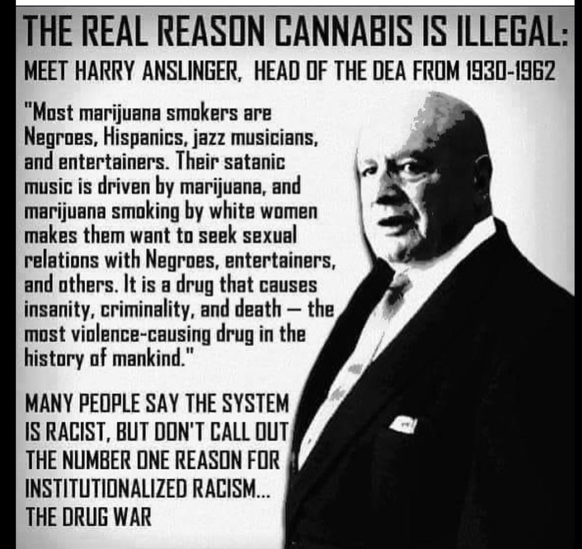 ElGuapoTron4000's tweet image. Meet Harry!

(nb: Anslinger&apos;s Federal Bureau of Narcotics plus the BNDD &amp;amp; ODALE combined to form the DEA when Nixon doubled down on Reefer Madness.)

🔗 dea.gov/dea-celebrates…