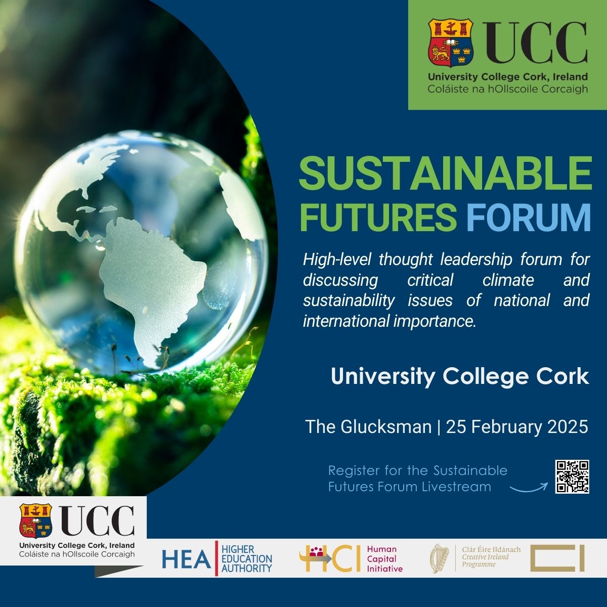 Prof Marguerite Nyhan @margueritenyhan.bsky.social (@margueritenyhan) on Twitter photo I am delighted to Chair our second Sustainable Futures Forum <a href="/UCC/">UCC Ireland</a>
Our conference is a high-level thought leadership forum for shaping solutions to the climate and nature crises
To view our programme and watch our livestream, visit: ucc.ie/en/sustainable… I am delighted to Chair our second Sustainable Futures Forum <a href="/UCC/">UCC Ireland</a>
Our conference is a high-level thought leadership forum for shaping solutions to the climate and nature crises
To view our programme and watch our livestream, visit: ucc.ie/en/sustainable…