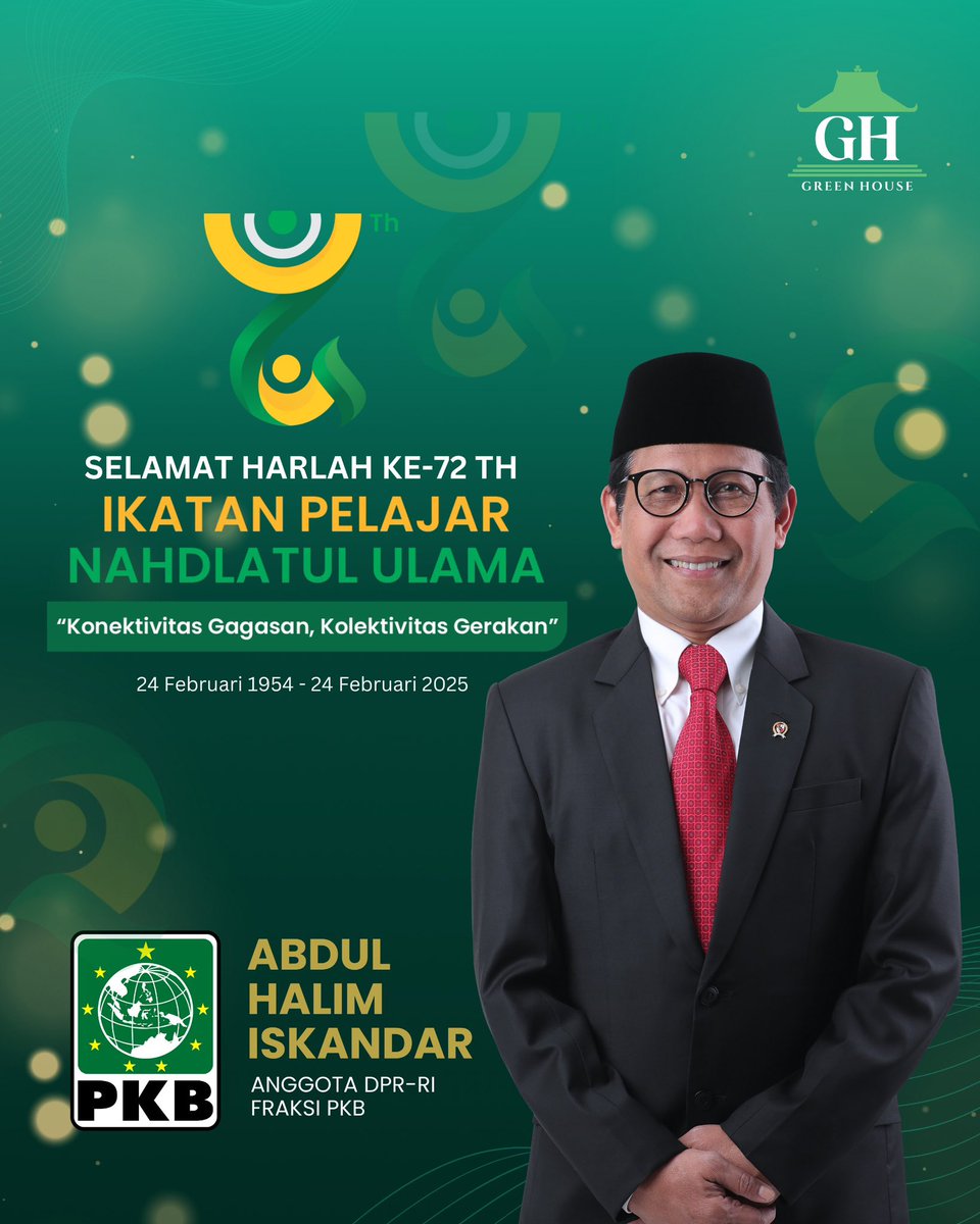 Selamat Hari Lahir ke-71 Ikatan Pelajar Nahdlatul Ulama (IPNU),,,,,
Semoga IPNU senantiasa menjadi garda terdepan dalam mencetak generasi muda yang berilmu, berakhlak, dan berdaya saing demi kejayaan Nahdlatul Ulama dan Indonesia. Jayalah IPNU, Jayalah Pelajar NU,,,,