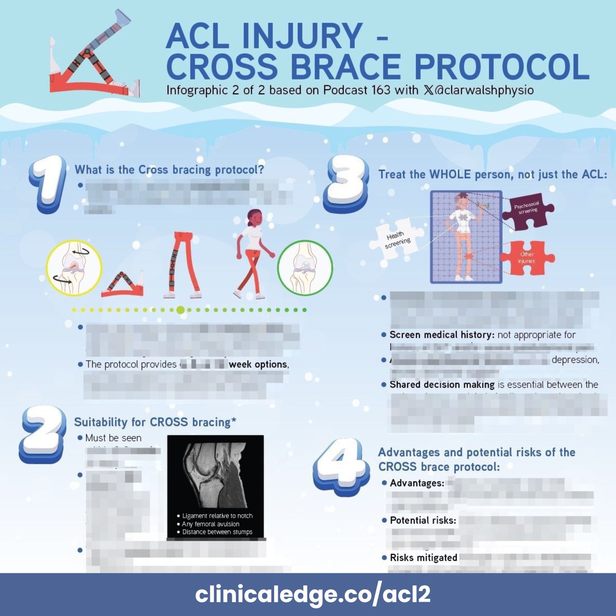Physio Edge (@davidphysioedge) on Twitter photo Not all patients with an ACL injury are suitable for the Cross bracing protocol or non-surgical management, so how can you identify whether your patient is suitable, and which treatment options are best for each patient? Find out in this new infographic with <a href="/clarwalshphysio/">Clare Walsh</a> Not all patients with an ACL injury are suitable for the Cross bracing protocol or non-surgical management, so how can you identify whether your patient is suitable, and which treatment options are best for each patient? Find out in this new infographic with <a href="/clarwalshphysio/">Clare Walsh</a>