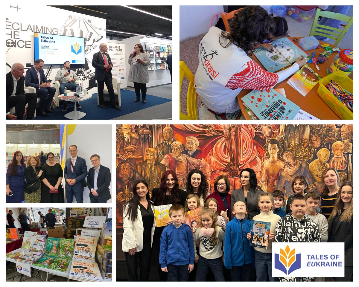 🇺🇦 Today marks 3 years since Russia’s war on Ukraine began. On this sad anniversary, we reaffirm our unwavering support for #Ukraine.

In these years we’ve provided: 📚 40+ book editions 👦🧒 150,000+ bilingual books for Ukrainian children
Read more 👉 talesofeukraine.blogspot.com/2025/02/three-…