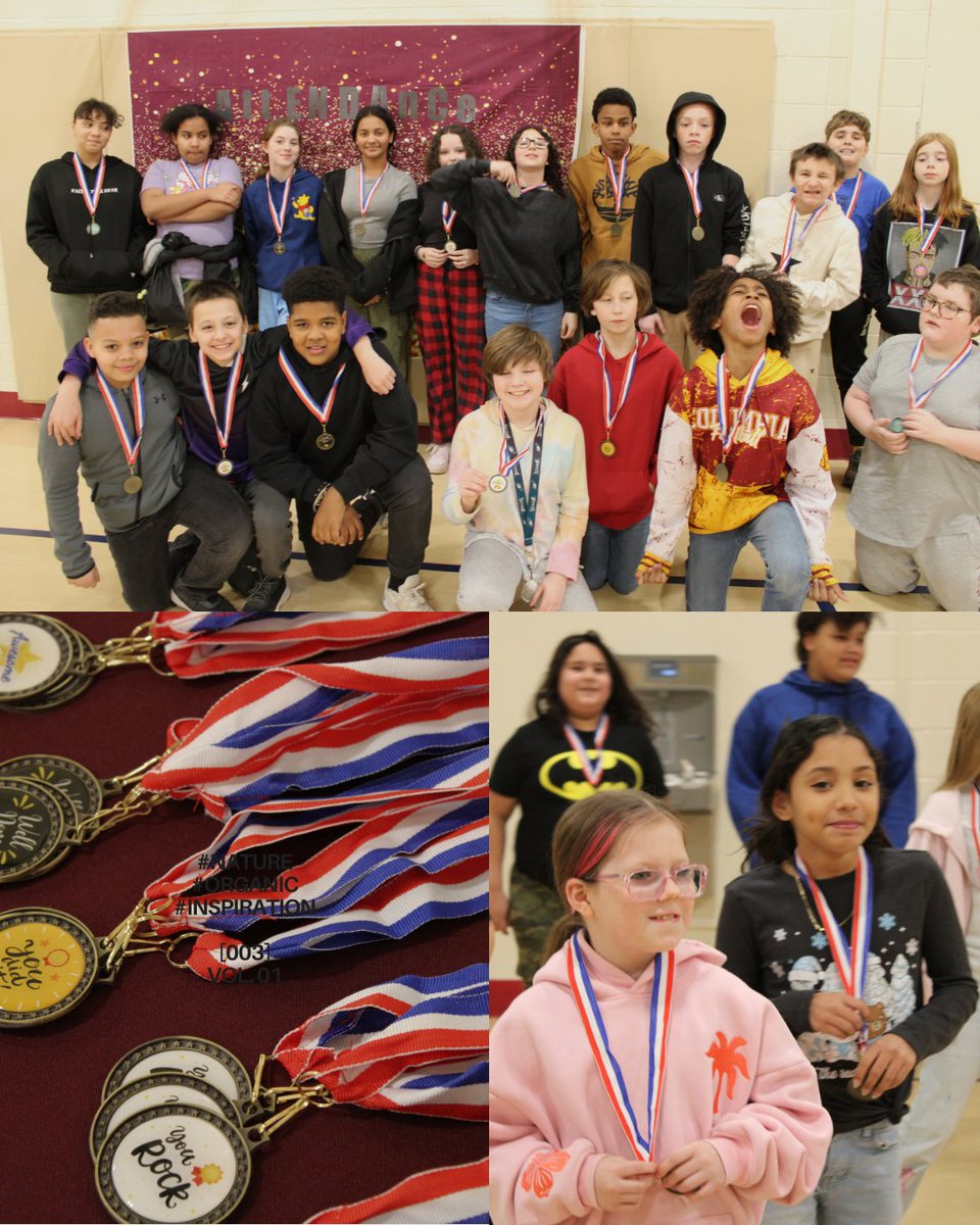 Students at Columbia Middle School-Taylor Campus were recognized for their outstanding attendance at the first-ever AttenDANCE Celebration! Students with five or fewer absences and no tardies enjoyed music, refreshments, and awards—all a reminder that being present matters. 👏🎉