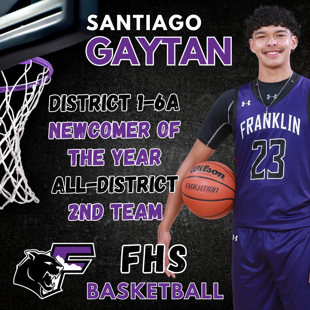 FHS Cougar Basketball (@fhscougarbball) on Twitter photo Please help us congratulate <a href="/santi13gaytan/">Santiago Gaytan</a> for being selected as the District 1-6A Newcomer of the Year and earning a spot on the All-District 2nd Team. Please help us congratulate <a href="/santi13gaytan/">Santiago Gaytan</a> for being selected as the District 1-6A Newcomer of the Year and earning a spot on the All-District 2nd Team.