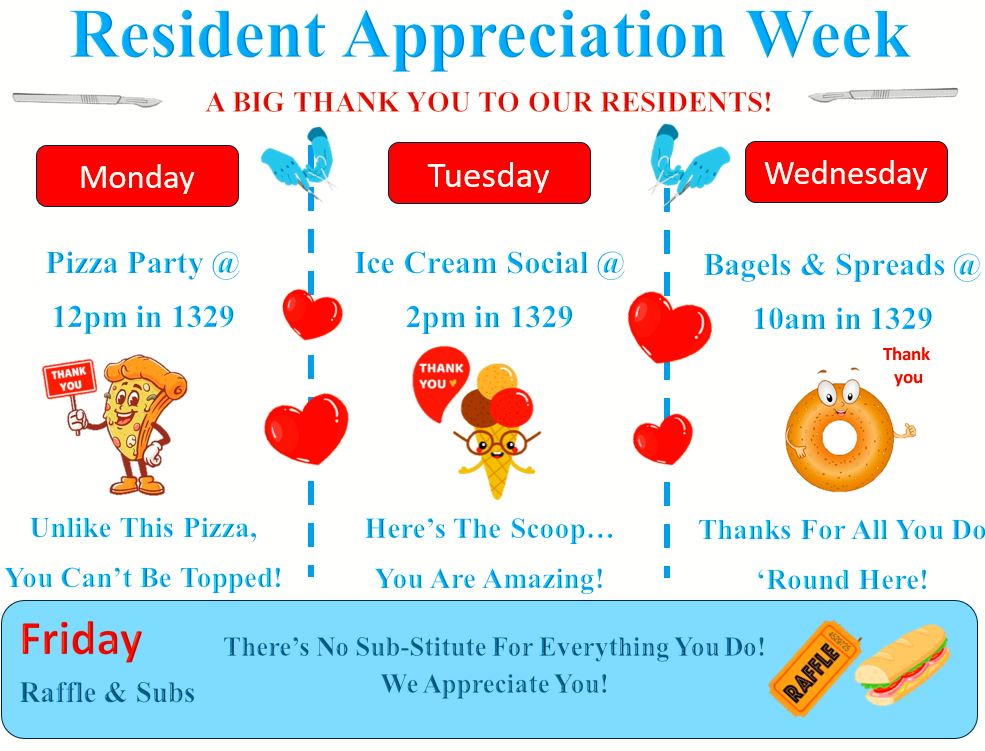 Tyler Loftus (@_tylerloftus) on Twitter photo Thanks to our amazing Surgery Education Office <a href="/UFSurgery/">UF Surgery</a> <a href="/UFSurgResidents/">UF Surgery Residents</a> for organizing another great Resident Appreciation Week 🙏 Thanks to our amazing Surgery Education Office <a href="/UFSurgery/">UF Surgery</a> <a href="/UFSurgResidents/">UF Surgery Residents</a> for organizing another great Resident Appreciation Week 🙏