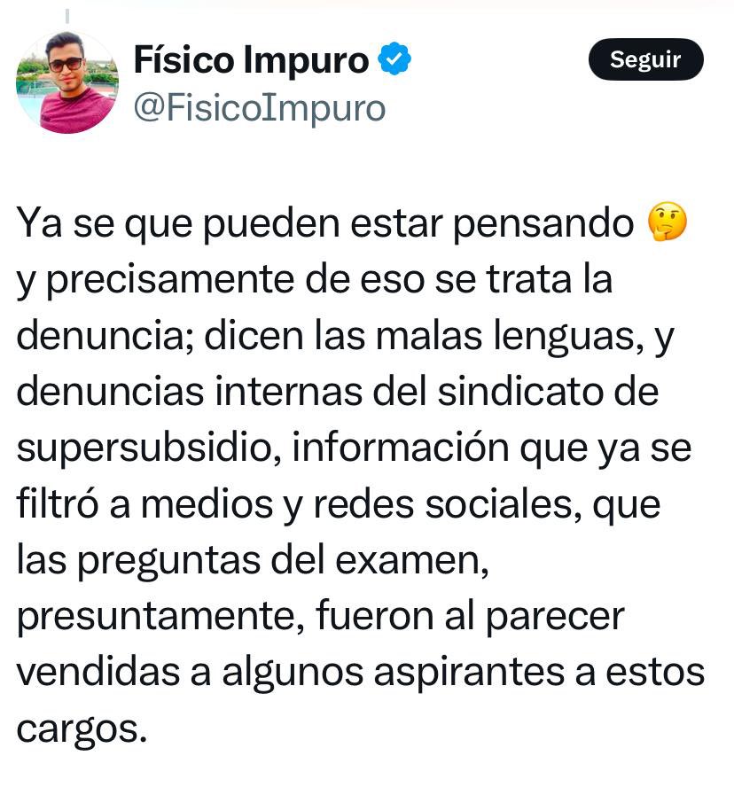 Respaldamos comunicado de nuestro sindicato de trabajadores de la <a href="/Supersubsidio/">SuperSubsidio</a> SINTRASUBFA, ante los irresponsables señalamientos hechos por (bodegueros) que buscan deslegitimar el nombre de las personas y las instituciones. Todo nuestro rechazo <a href="/RevistaSemana/">Revista Semana</a> <a href="/AntonioSanguino/">Antonio Sanguino</a>
