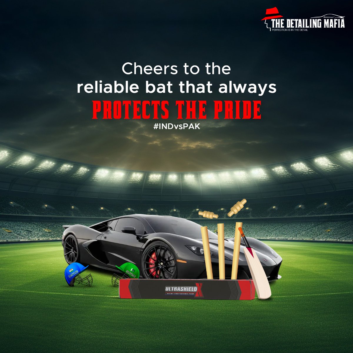 🏏 A Bat That Protects the Pride, A Shield That Protects the Ride! 🛡️

Just like a reliable bat stands strong in every match, UltraShieldX PPF ensures your car stays unbeatable on the road. 💪✨

#IndiaWins #UltraShieldX #DriveWithPride #CricketFever #TheDetailingMafia