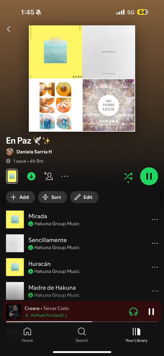 escuchar este playlist es como un abrazo al alma🤍🙏🏼🕊️