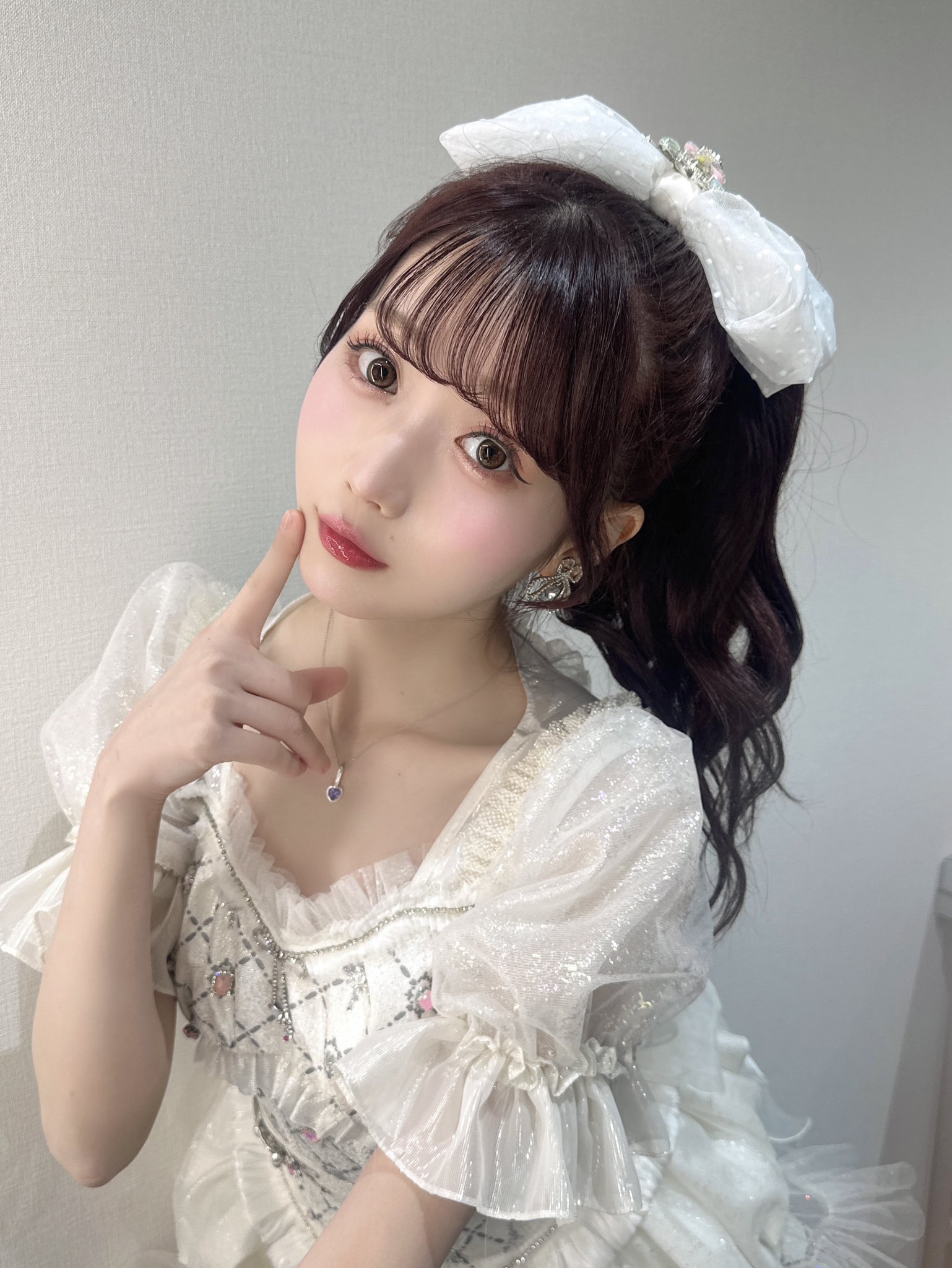 LIP SERVICEツイードリボンオフショルトップス　大谷映美里着用 早い物勝ち！大谷映美里着用LIP SERVICEツイードリボン