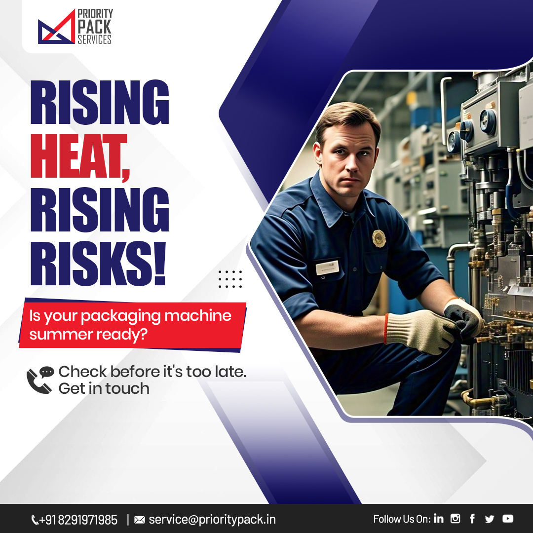 priority_pack's tweet image. Is your packaging machine summer-ready?

Choose our reliable machine maintenance services before it&apos;s too late. For more details about us, get in touch or follow us at linkedin.com/company/priori….

#PriorityPackServices #PackagingMachine #PouchPackagingMachine #MachineMaintenance