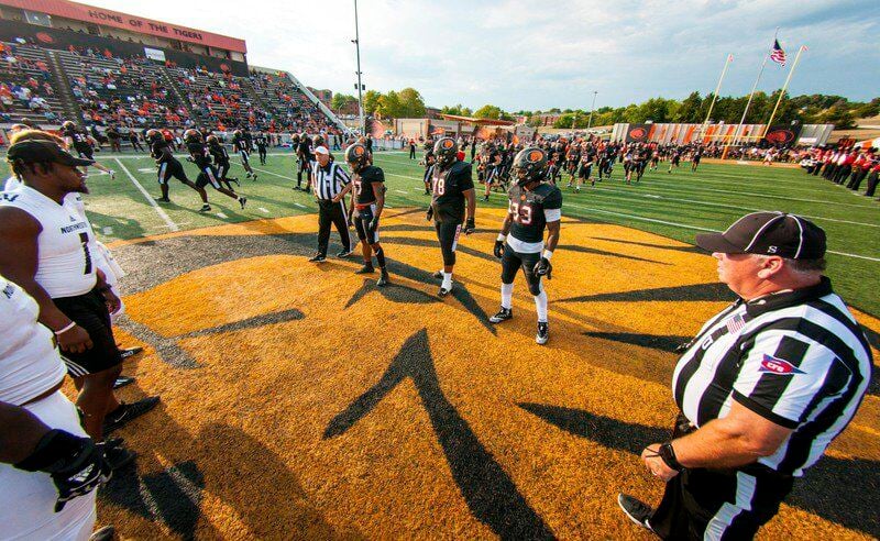 CFB Home (@cfbhome) on Twitter photo Stadium of the Morning π₯
ποΈ Koi Ishto Stadium / Norris Field
β
Capacity: 5,000
πAda, Oklahoma
Home of <a href="/ECUTigersFB/">ECU Tigers Football</a> Stadium of the Morning π₯
ποΈ Koi Ishto Stadium / Norris Field
β
Capacity: 5,000
πAda, Oklahoma
Home of <a href="/ECUTigersFB/">ECU Tigers Football</a>